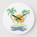 Recherche de paysage de plage horloges Tropical