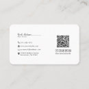Recherche de connexion cartes visite Minimaliste