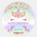 Zoek naar paarse eenhoorn stickers Goudglitter