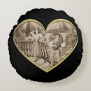 Recherche de amour rond coussins Fleurs