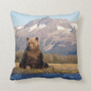 Recherche de ours brun coussins Animal