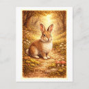 Recherche de lapin vintage cartes postales Illustration