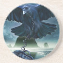 Recherche de corvid dessous de verres Noir