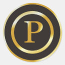 Recherche de lettre p autocollants Personnalisation