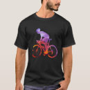 Recherche de silhouette cycliste Rouge