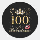 Recherche de centenaire autocollants Célébration