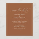 Recherche de terracotta save the dates Élégant