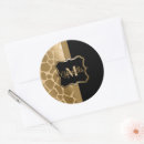 Recherche de motif girafe autocollants Monogramme