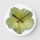 Recherche de jaune pâle horloges Fleur