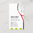 Recherche de entraîneur privé cartes visite Entraîneur de tennis