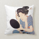 Recherche de japonais geisha coussins Élégant