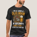 Recherche de vieil homme grincheux tshirts Fête des pères
