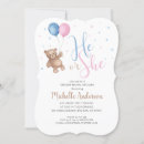 Recherche de bears gender reveal invitations Pour tous