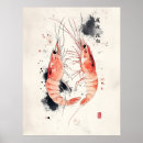 Recherche de crevette posters Japonais