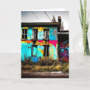 Recherche de graffiti urbain vœux cartes Bleu