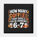 Recherche de café chaud magnets Rétro