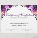 Zoek naar voltooiing Certificaat van voltooiing