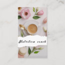 Recherche de nutrition cartes visite Bio