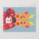 Recherche de animaux de noël cartes postales Pour enfants