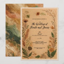 Recherche de terre cuite mariage invitations Bohème