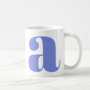 Recherche de lavande tasses Monogramme