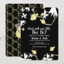 Recherche de abeille bébé invitations Vert