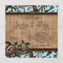 Recherche de tortue mariage invitations Hawaïen
