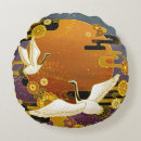 Recherche de grue japonaise coussins Illustration