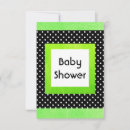 Recherche de lime baby shower invitations Noir