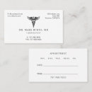 Recherche de caducée cartes visite Simple