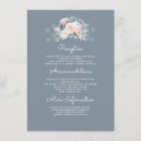 Recherche de bleu sérénité invitations Floral