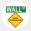 Recherche de wall street autocollants Rue