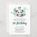 Recherche de de panda anniversaire invitations Animaux