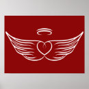 Zoek naar engelen vleugels posters Hart