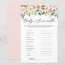 Recherche de fleurs de jardin jeux De baby shower