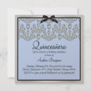 Recherche de diamonds quinceanera invitations Argent