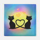 Recherche de valentine drôle magnets Noir