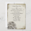Recherche de ambre invitations Vintage