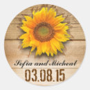 Recherche de de tournesol mariage autocollants Bois
