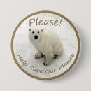 Recherche de ours blanc badges Mis en danger