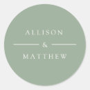 Recherche de vert mariage autocollants Élégant