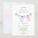 Recherche de genre invitations Rose et bleu