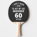 Recherche de joyeux raquettes ping pong 60 ans