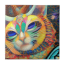 Recherche de chat abstrait carreaux Coloré