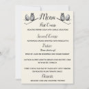 Recherche de menu rustique mariage invitations Dîner