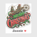 Recherche de steampunk vintage autocollants Rouge