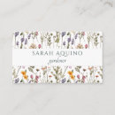 Recherche de fleurs violettes cartes visite Pour tous