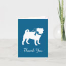 Recherche de chien carlin vœux cartes Baby shower