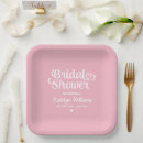 Recherche de wedding shower paper assiettes Bride