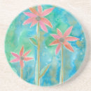 Recherche de marguerite dessous de verres Floral